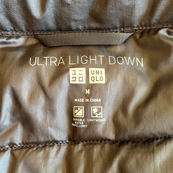 Uniqlo Down Packable Jacket Ultra Light Women’s M Water Repellency Black Travel - Picture 3 of 17